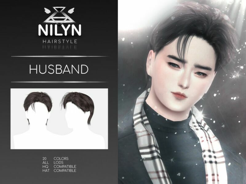 Husband Hair – NEW Mesh By Nilyn 2 sims 4 cc husband hair new mesh by nilyn 3