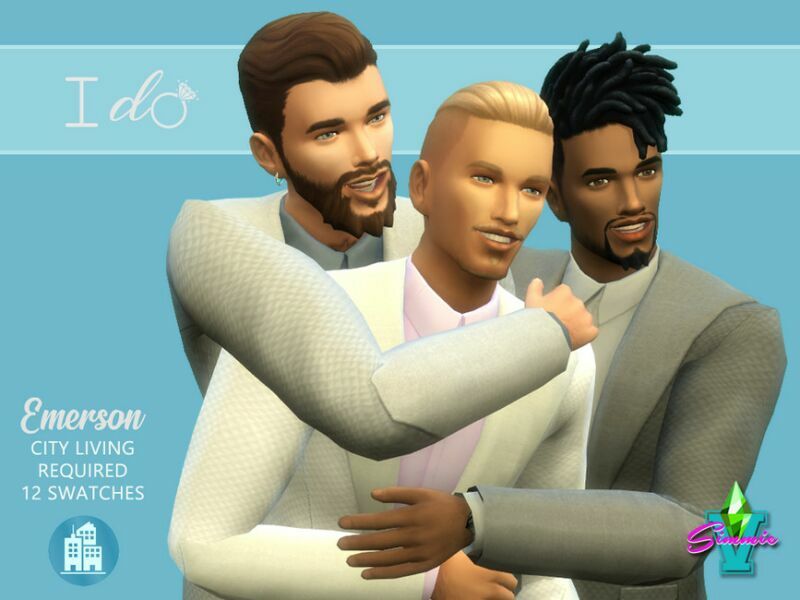 I DO Emerson By Simmiev 1 I DO Emerson By Simmiev Sims 4 CC