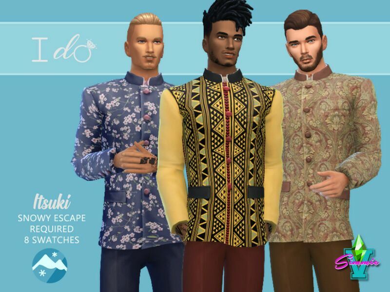 I DO Itsuki Outfit By Simmiev 1 I DO Itsuki Outfit By Simmiev Sims 4 CC