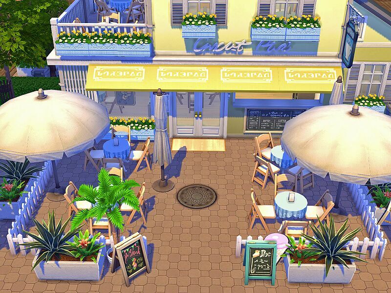ICE Cream Restaurant – NO CC By Flubs79 7 sims 4 cc ice cream restaurant no cc by flubs79 2