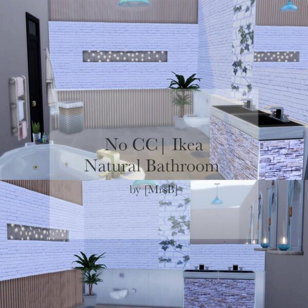 Ikea Natural Bathroom |CC Free By Mrsbarbiex3 1 Ikea Natural Bathroom |CC Free By Mrsbarbiex3 Sims 4 CC