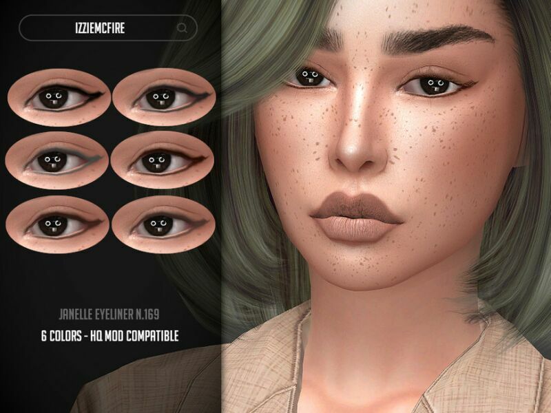 IMF Janelle Eyeliner N.169 By Izziemcfire 1 IMF Janelle Eyeliner N.169 By Izziemcfire Sims 4 CC