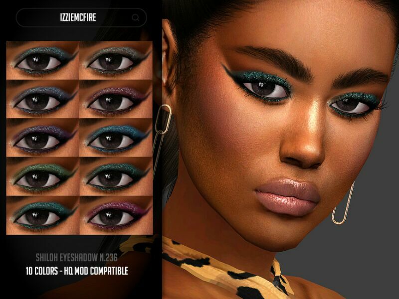 IMF Shiloh Eyeshadow N.236 By Izziemcfire 1 IMF Shiloh Eyeshadow N.236 By Izziemcfire Sims 4 CC