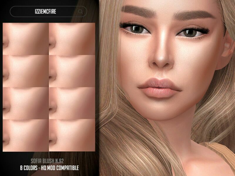 IMF Sofia Blush N.92 By Izziemcfire 1 IMF Sofia Blush N.92 By Izziemcfire Sims 4 CC