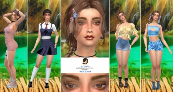 Inez Sousa By Bonita Sims 4 CC
