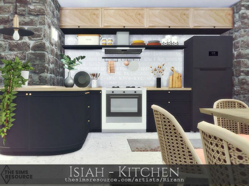 Isiah – Kitchen – TSR CC Only By Rirann 5 sims 4 cc isiah kitchen tsr cc only by rirann 2