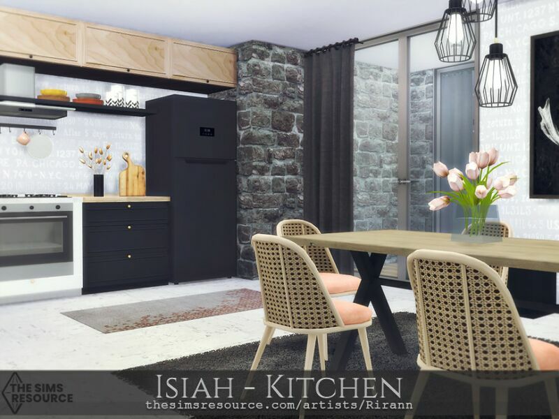 Isiah – Kitchen – TSR CC Only By Rirann 4 sims 4 cc isiah kitchen tsr cc only by rirann 4