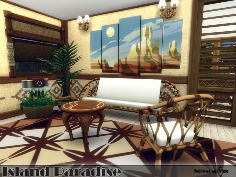 Island Paradise By Nessca 5 sims 4 cc island paradise by nessca 4