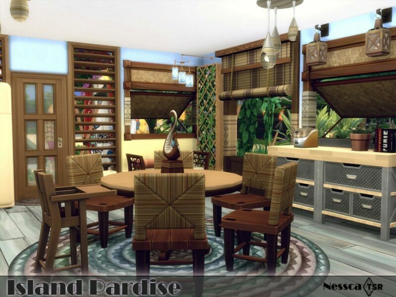 Island Paradise By Nessca 4 sims 4 cc island paradise by nessca 6