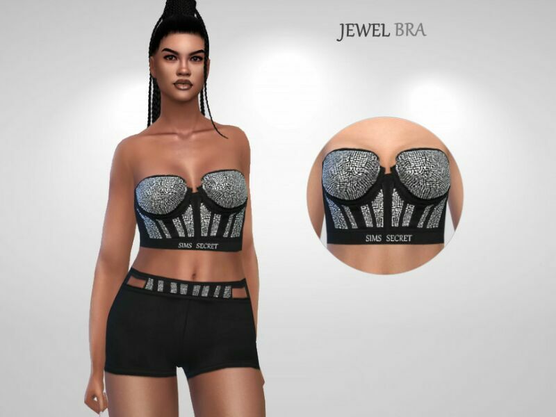 Jewel BRA By Puresim 1 Jewel BRA By Puresim Sims 4 CC