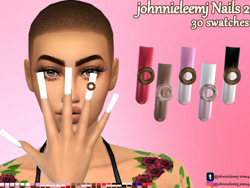 Johnnieleemj Nails 2 By Johnnieleemj 1 Johnnieleemj Nails 2 By Johnnieleemj Sims 4 CC
