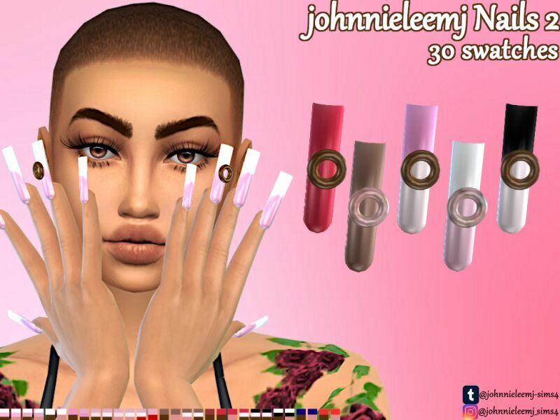 Johnnieleemj Nails 2 By Johnnieleemj 2 sims 4 cc johnnieleemj nails 2 by johnnieleemj 2