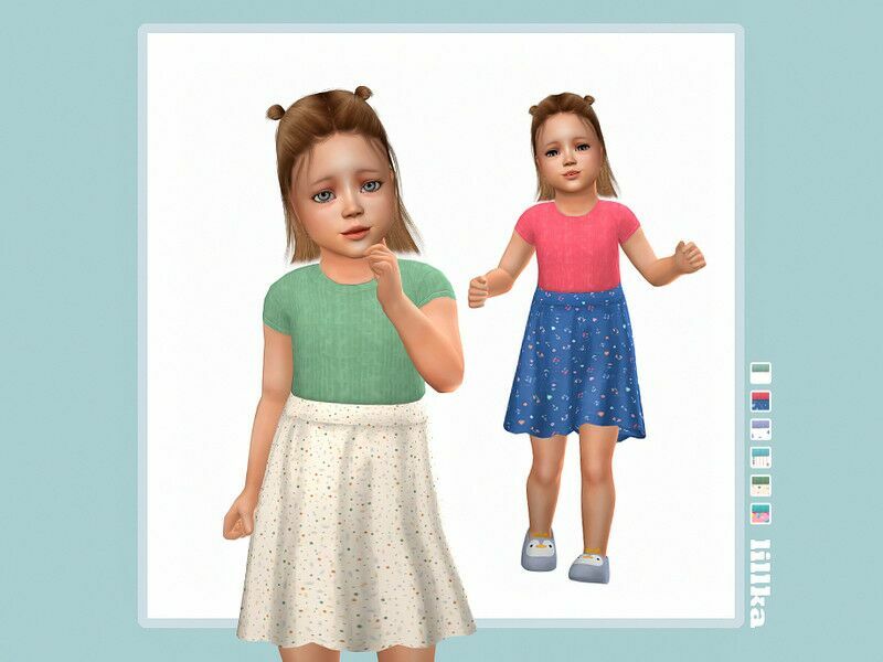 Joleen Dress By Lillka 1 Joleen Dress By Lillka Sims 4 CC