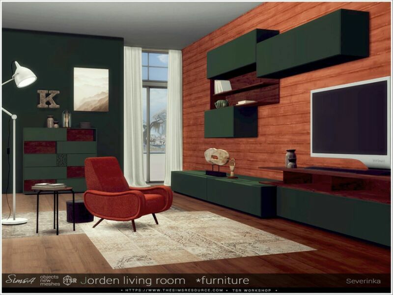 Jorden Livingroom Furniture By Severinka_ 3 sims 4 cc jorden livingroom furniture by severinka 2
