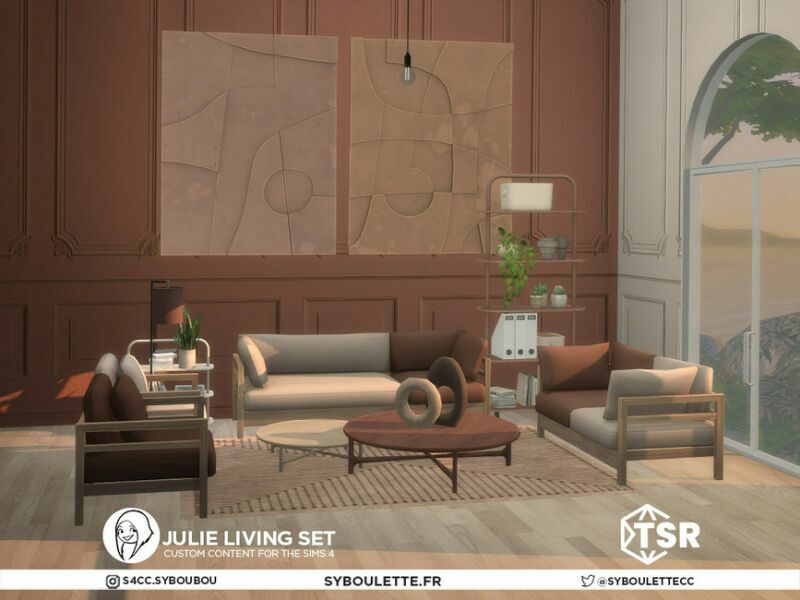 Julie Livingroom SET – Part 2 By Syboubou 3 sims 4 cc julie livingroom set part 2 by syboubou 3