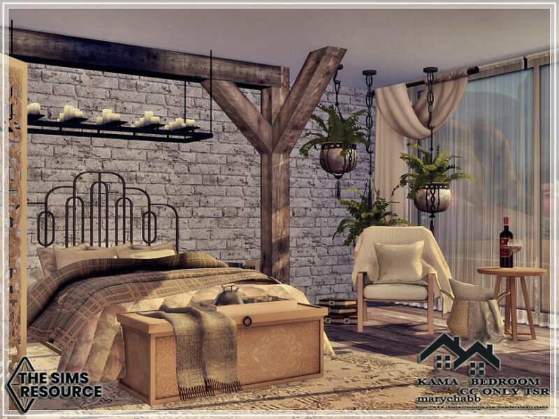 Kama – Bedroom – CC Only TSR By Marychabb 1 Kama – Bedroom – CC Only TSR By Marychabb Sims 4 CC