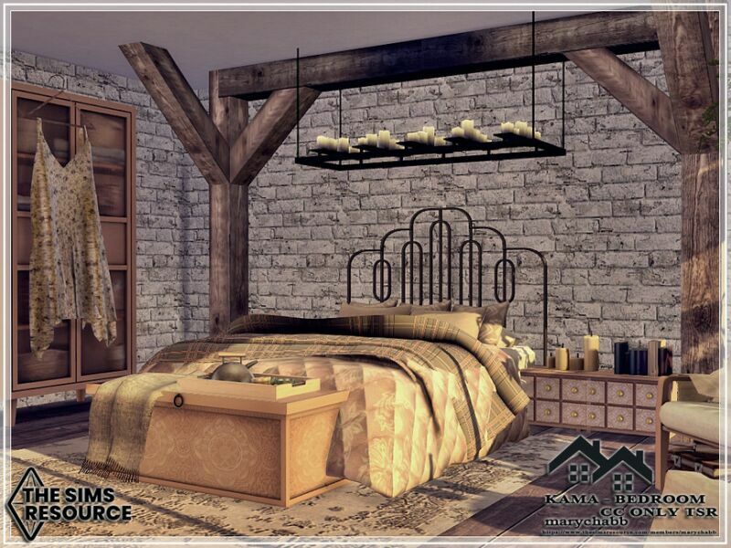 Kama – Bedroom – CC Only TSR By Marychabb 4 sims 4 cc kama bedroom cc only tsr by marychabb 3