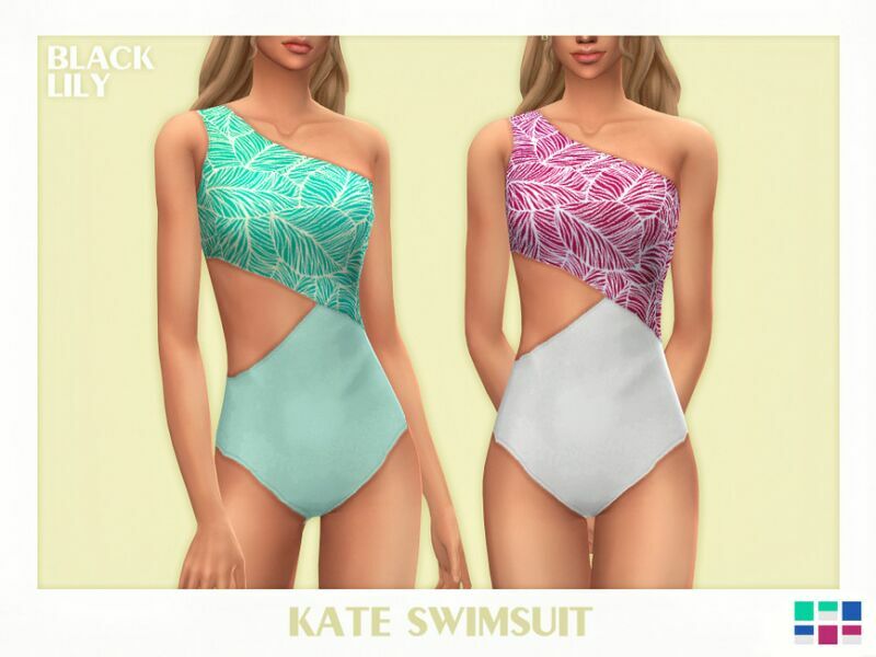 Kate Swimsuit 1 Kate Swimsuit Sims 4 CC
