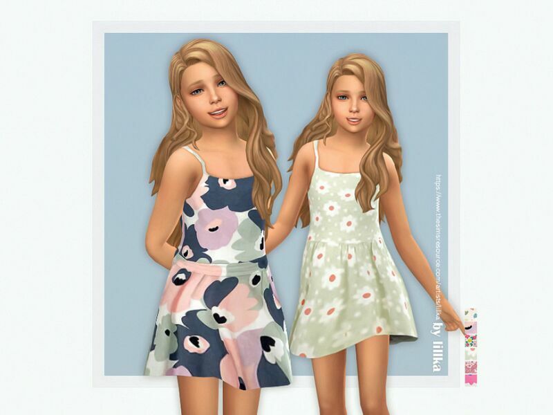 Kianna Dress By Lillka 1 Kianna Dress By Lillka Sims 4 CC