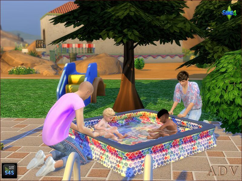 Kiddie Pools 4 sims 4 cc kiddie pools 2