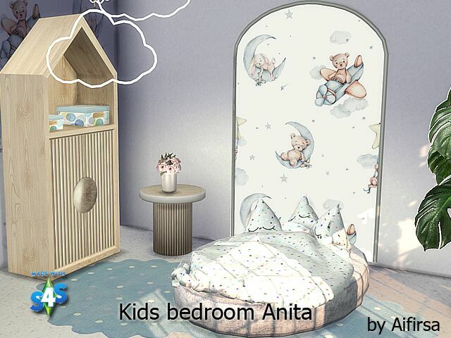 Kids Room Anita By Aifirsa 3 sims 4 cc kids room anita by aifirsa 2