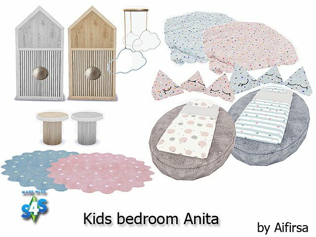 Kids Room Anita By Aifirsa 2 sims 4 cc kids room anita by aifirsa 3