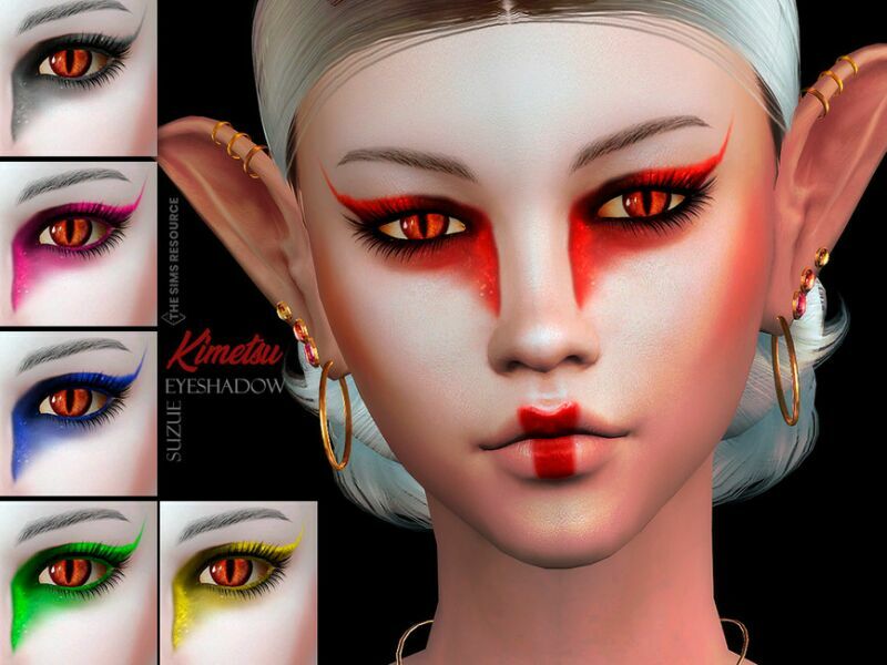 Kimetsu Eyeshadow N31 By Suzue 1 Kimetsu Eyeshadow N31 By Suzue Sims 4 CC