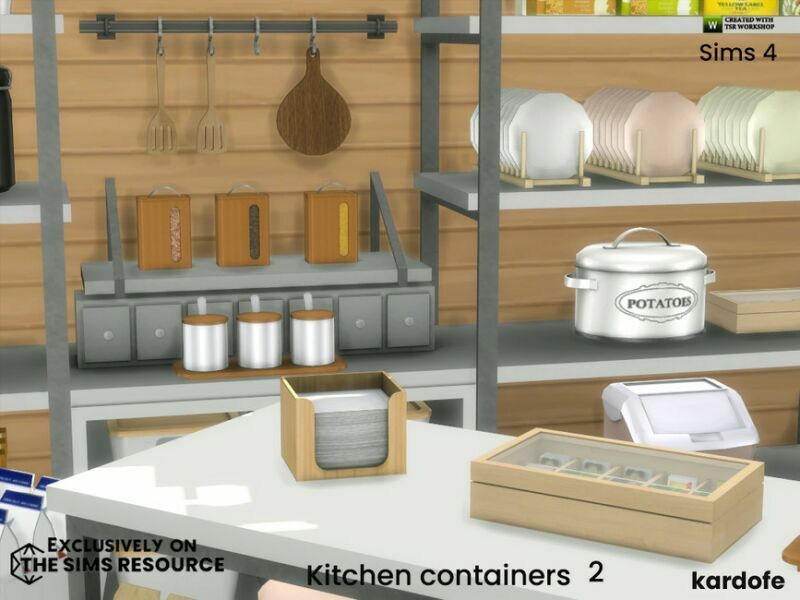 Kitchen Containers 2 By Kardofe 4 sims 4 cc kitchen containers 2 by kardofe 4