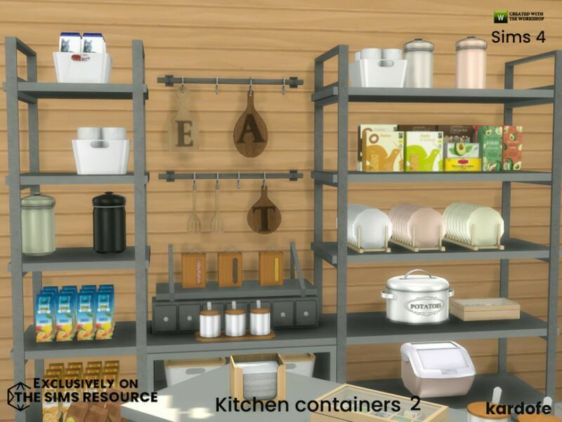 Kitchen Containers 2 By Kardofe 3 sims 4 cc kitchen containers 2 by kardofe 5