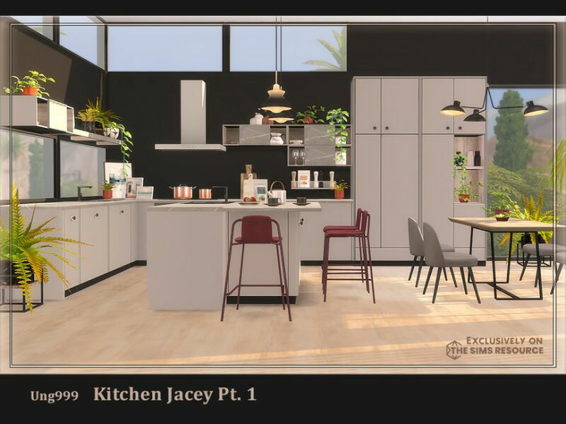 Kitchen Jacey PT.1 By UNG999 4 sims 4 cc kitchen jacey pt 1 by ung999 2