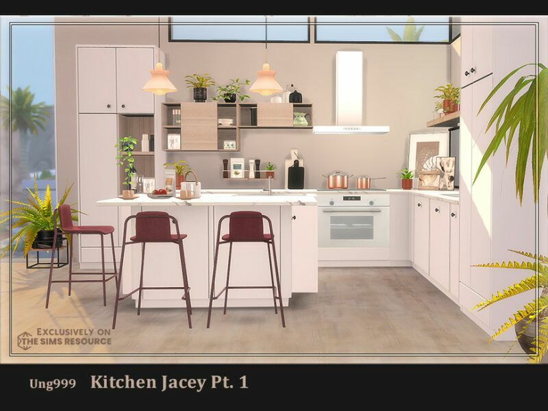 Kitchen Jacey PT.1 By UNG999 5 sims 4 cc kitchen jacey pt 1 by ung999 3