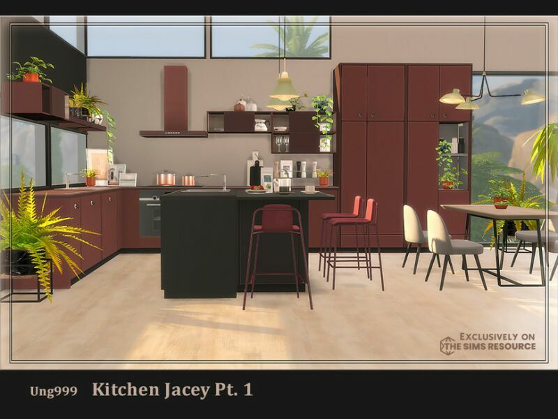 Kitchen Jacey PT.1 By UNG999 3 sims 4 cc kitchen jacey pt 1 by ung999 4