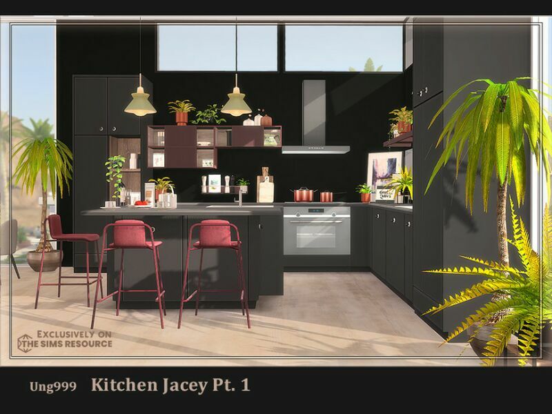 Kitchen Jacey PT.1 By UNG999 2 sims 4 cc kitchen jacey pt 1 by ung999 5