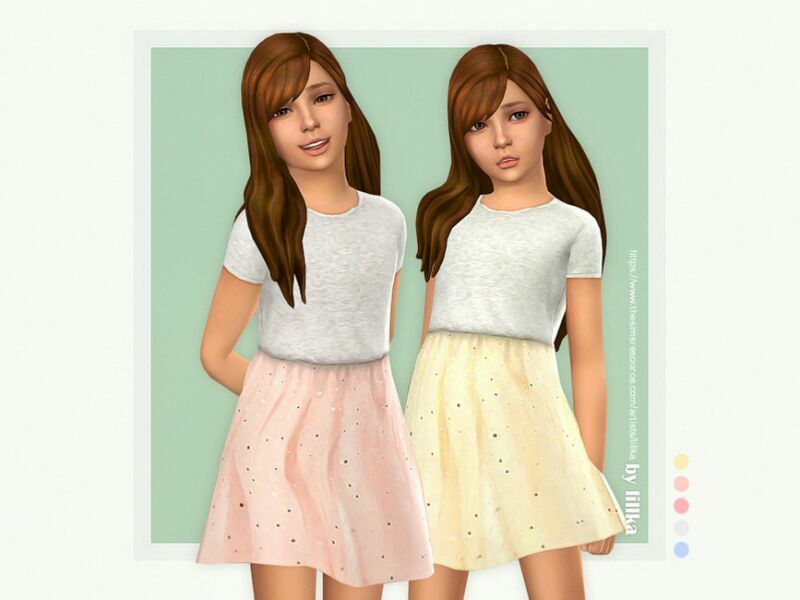 Krissy Dress By Lillka 1 Krissy Dress By Lillka Sims 4 CC