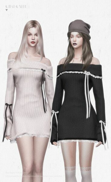 Kyra Rayne Kiss ME Dress By Charonlee 3 sims 4 cc kyra rayne kiss me dress by charonlee 2