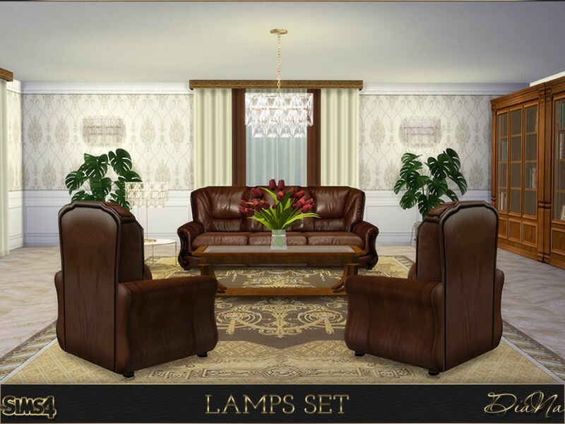 Lamps SET By Dianasims Sims 4 CC
