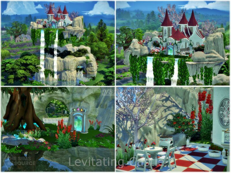 Levitating Castle (NO CC!) By Nobody1392 5 sims 4 cc levitating castle no cc by nobody1392 4