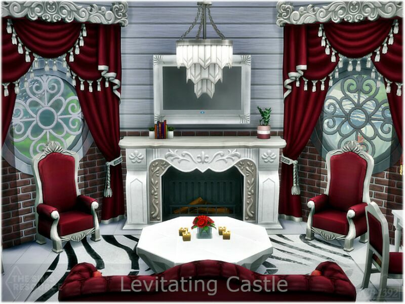 Levitating Castle (NO CC!) By Nobody1392 4 sims 4 cc levitating castle no cc by nobody1392 5