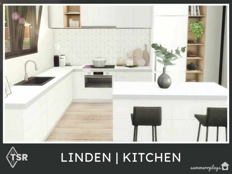 Linden Kitchen – TSR CC Only 1 Linden Kitchen – TSR CC Only Sims 4 CC