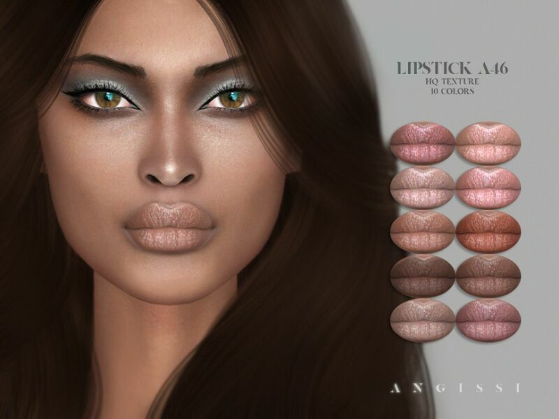 Lipstick A46 By Angissi 1 Lipstick A46 By Angissi Sims 4 CC