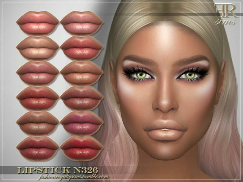 Lipstick N326 By Fashionroyaltysims 1 Lipstick N326 By Fashionroyaltysims Sims 4 CC