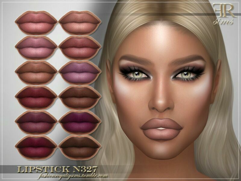 Lipstick N327 By Fashionroyaltysims 1 Lipstick N327 By Fashionroyaltysims Sims 4 CC