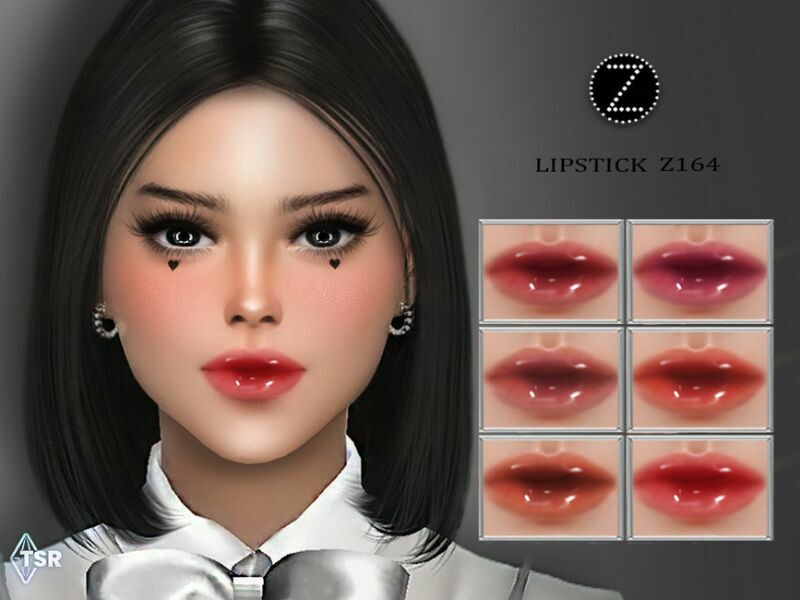 Lipstick Z164 By Zenx 1 Lipstick Z164 By Zenx Sims 4 CC
