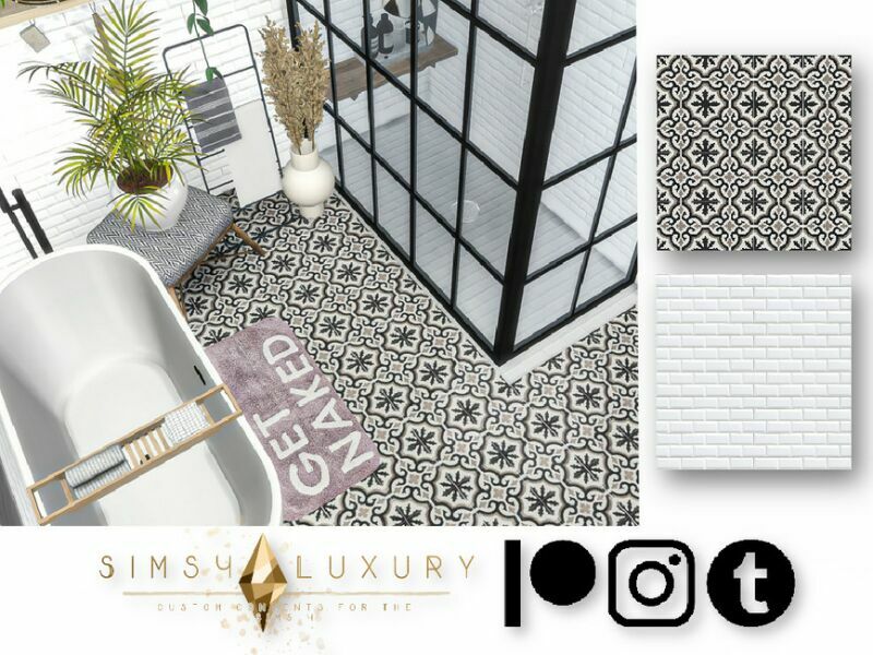 Liria Tiles Collection – Floors 1 Liria Tiles Collection – Floors Sims 4 CC