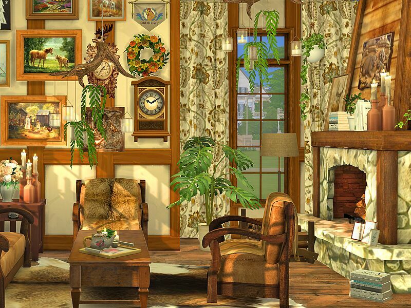 Living Room – Black Forest – CC By Flubs79 6 sims 4 cc living room black forest cc by flubs79 2