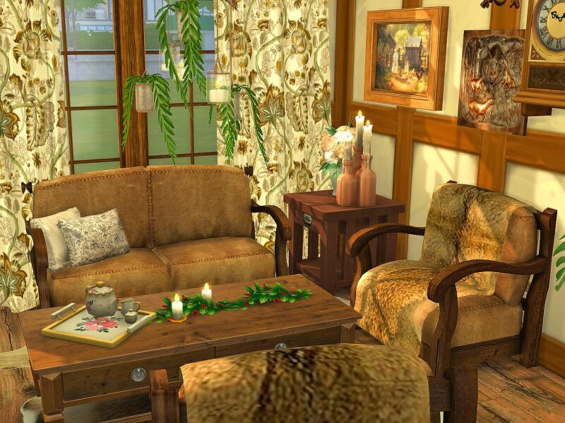 Living Room – Black Forest – CC By Flubs79 3 sims 4 cc living room black forest cc by flubs79 5