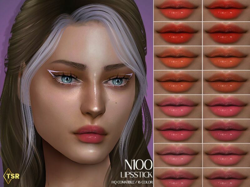 Lmcs N100 Lipstick (HQ) By Lisaminicatsims 1 Lmcs N100 Lipstick (HQ) By Lisaminicatsims Sims 4 CC