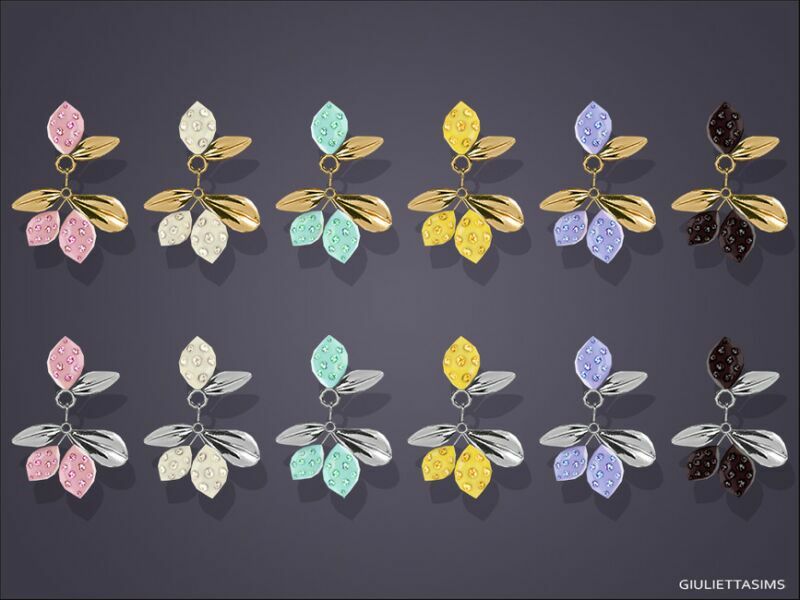 Lorelei Drop Earrings For Toddlers By Feyona 2 sims 4 cc lorelei drop earrings for toddlers by feyona 2
