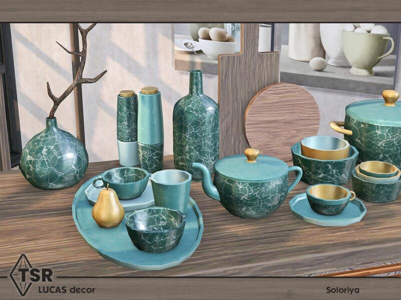 Lucas Decor By Soloriya 6 sims 4 cc lucas decor by soloriya 2