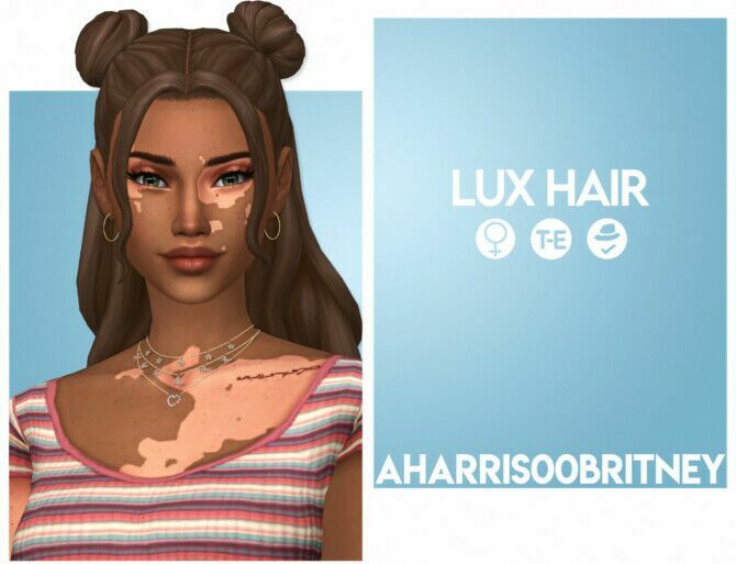 LUX Hair 1 LUX Hair Sims 4 CC